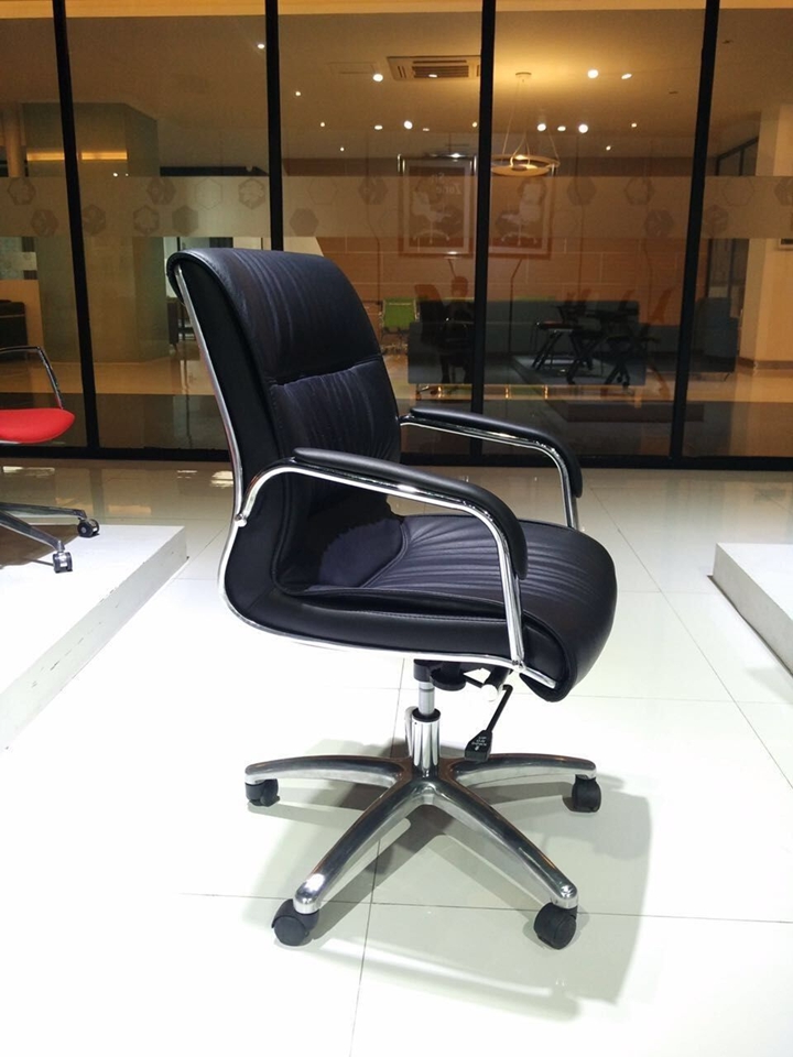 Premium Comfort & Professional Elegance The Modern Executive Office Chair is a sophisticated seating solution designed to deliver exceptional comfort, ergonomic support, and contemporary style for today's professional workspace. Ideal for executives, managers, business owners, and home office users, this chair combines functionality with a sleek executive appearance. The chair features a high-back ergonomic design that provides excellent support for the head, neck, shoulders, and back, helping users maintain proper posture and reduce fatigue during long working hours. Its generously padded seat and backrest are crafted with high-density foam cushioning, offering superior comfort and long-lasting support throughout the workday. Many models include ergonomic features such as: Adjustable seat height Reclining backrest mechanism Tilt lock function Built-in lumbar support Adjustable armrests Adjustable headrest 360° swivel rotation Smooth caster wheel mobility Depending on the model, upholstery options may include: Premium PU leather Genuine leather finishes Breathable mesh backrest High-quality fabric upholstery The chair is supported by a heavy-duty chrome, aluminum, or reinforced nylon base, ensuring excellent stability, durability, and smooth mobility. Its modern executive styling makes it suitable for: Executive offices Corporate workstations Boardrooms and meeting rooms Home office setups Professional consultation spaces Popular color options may include: Black Brown Grey White Contemporary two-tone finishes Key Features Modern executive office chair design High-back ergonomic support system High-density foam cushioning Integrated lumbar support Adjustable height and reclining functions Adjustable armrests and headrest Smooth 360° swivel movement Durable chrome or nylon base construction Premium upholstery options Professional executive appearance Ideal For Executives and managers Corporate professionals Business owners Remote workers Long-hour computer users Benefits Supports proper posture and spinal alignment Reduces neck, shoulder, and back fatigue Enhances comfort during extended work sessions Improves workplace productivity and focus Adds a professional and modern touch to any office Why Choose This Office Chair? The Modern Executive Office Chair combines ergonomic support, premium comfort, and contemporary executive styling in one versatile seating solution. Its adjustable features, durable construction, and elegant appearance make it an excellent choice for creating a comfortable, productive, and professional workspace.