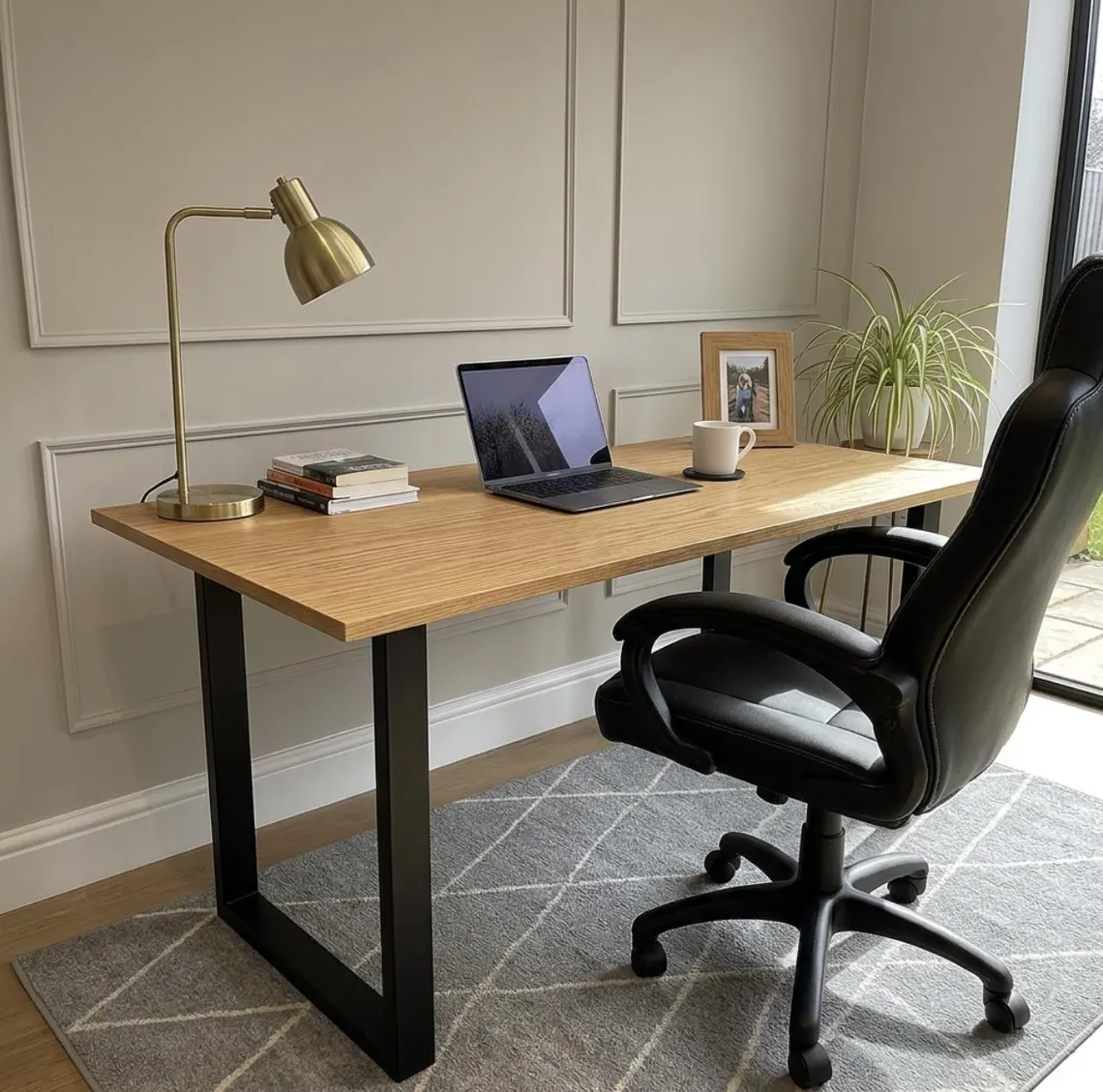 Generic Industrial Home Office Desk - Image 4