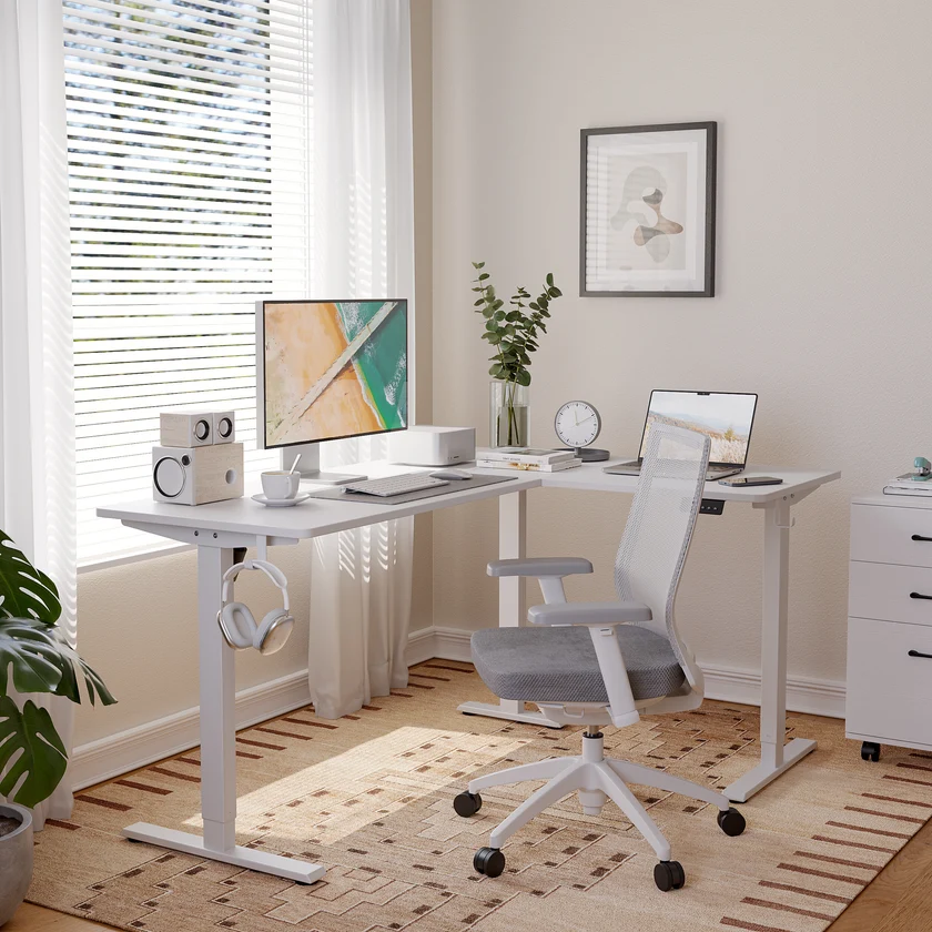 L-shaped Electric Standing Desk - desks prices online. premium L-shaped standing desk 140cm, 140cm standing desk Kenya, L-shaped standing desk Kenya, L-shaped adjustable desk, electric standing desk Kenya, height adjustable desk Kenya, sit stand desk Kenya, premium standing desk Nairobi, corner standing desk Kenya, executive standing desk Kenya, modern office standing desk, ergonomic office desk Kenya, adjustable office workstation, electric L-shaped desk, 140cm office desk, L-shaped office workstation, height adjustable workstation, standing office desk Nairobi, corporate standing desk Kenya, home office standing desk, multi-monitor standing desk, modern executive workstation, office furniture Kenya, adjustable executive desk, premium office furniture Kenya