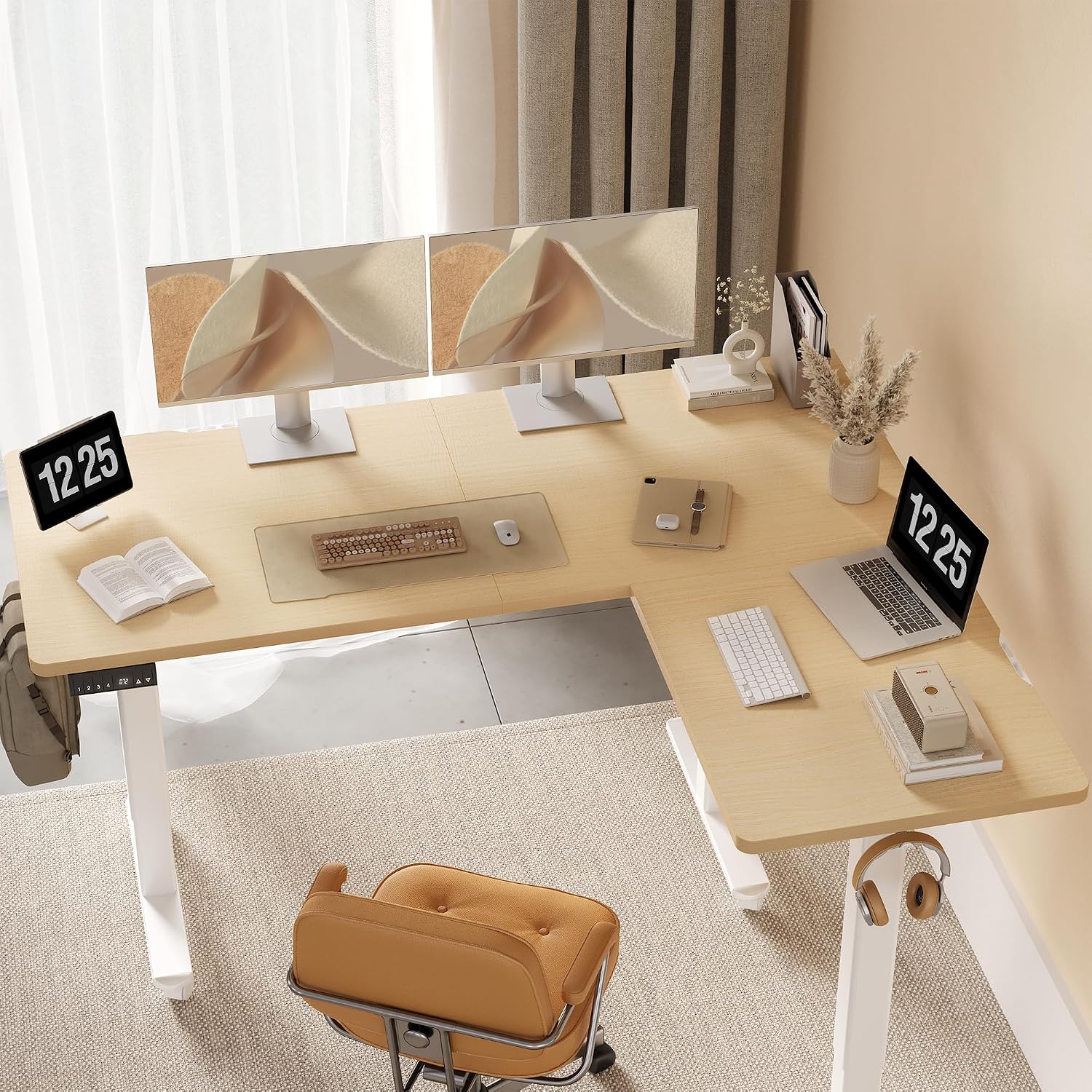 L-shaped Electric Standing Desk - desks prices online. premium L-shaped standing desk 140cm, 140cm standing desk Kenya, L-shaped standing desk Kenya, L-shaped adjustable desk, electric standing desk Kenya, height adjustable desk Kenya, sit stand desk Kenya, premium standing desk Nairobi, corner standing desk Kenya, executive standing desk Kenya, modern office standing desk, ergonomic office desk Kenya, adjustable office workstation, electric L-shaped desk, 140cm office desk, L-shaped office workstation, height adjustable workstation, standing office desk Nairobi, corporate standing desk Kenya, home office standing desk, multi-monitor standing desk, modern executive workstation, office furniture Kenya, adjustable executive desk, premium office furniture Kenya