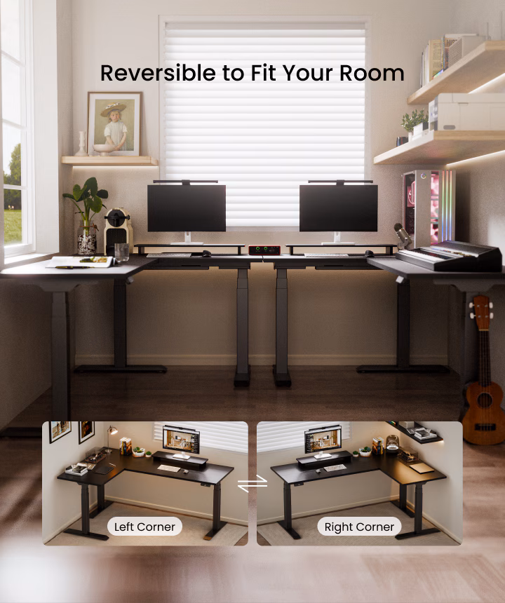 L-shaped Electric Standing Desk - desks prices online. premium L-shaped standing desk 140cm, 140cm standing desk Kenya, L-shaped standing desk Kenya, L-shaped adjustable desk, electric standing desk Kenya, height adjustable desk Kenya, sit stand desk Kenya, premium standing desk Nairobi, corner standing desk Kenya, executive standing desk Kenya, modern office standing desk, ergonomic office desk Kenya, adjustable office workstation, electric L-shaped desk, 140cm office desk, L-shaped office workstation, height adjustable workstation, standing office desk Nairobi, corporate standing desk Kenya, home office standing desk, multi-monitor standing desk, modern executive workstation, office furniture Kenya, adjustable executive desk, premium office furniture Kenya